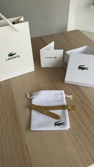 Pulsera Lacoste Oro - SIN ESTRENAR