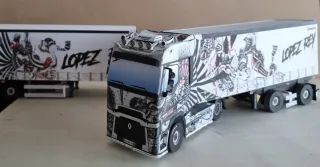 Maqueta Camión Renault T  Trucks tuning tatoo.