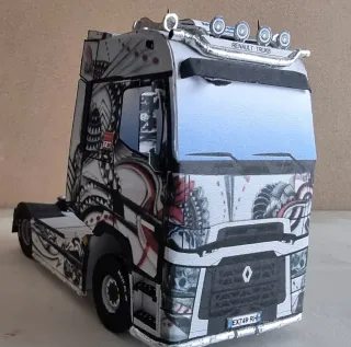 Maqueta Camión Renault T  Trucks tuning tatoo.