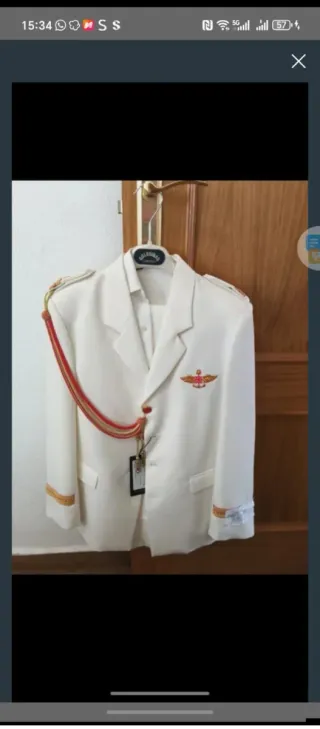 Traje Comunión Niño Blanco Talla M Talla 12