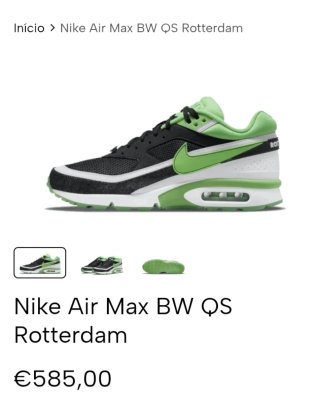 Nike Air Max BW QS Rotterdam Talla 43