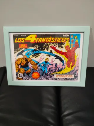 Comic enmarcado los 4 fantásticos