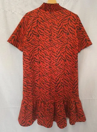 Vestido Zara Animal Print Talla L