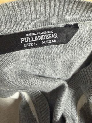 Jersey Pull&Bear Argyle Gris y Blanco