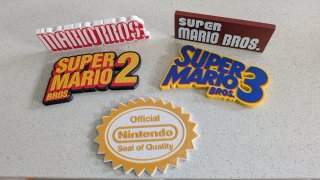 Conjunto de Ornamentos Super Mario Bros Nintendo