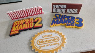 Conjunto de Ornamentos Super Mario Bros Nintendo