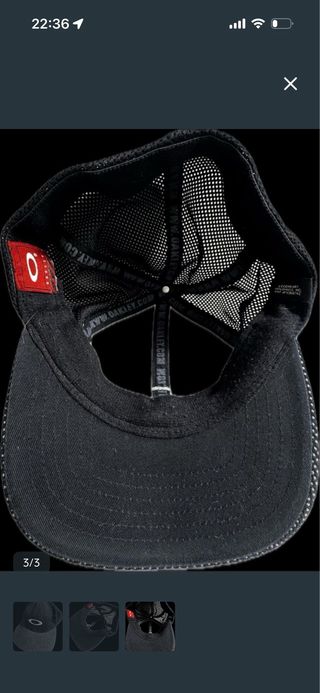 Gorra Oakley Vintage Negra