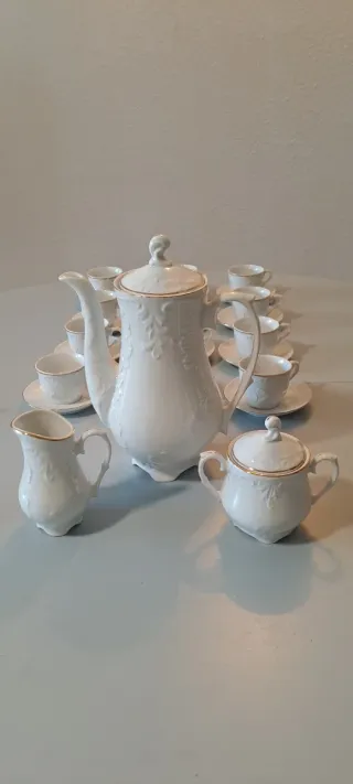 Juego de café Baviera porcelana
