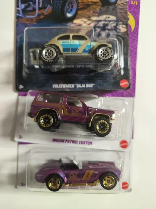 Hot Wheels 3 carros