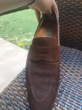 Mocasín ante solo pie derecho Crockett & Jones 12D