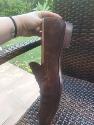 Mocasín ante solo pie derecho Crockett & Jones 12D