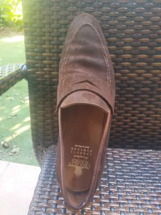 Mocasín ante solo pie derecho Crockett & Jones 12D