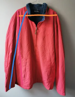 Chaqueta Nautica Talla XXL Roja y Azul