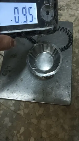 Lote 6 moldes flanera acero inox antiguos mu bueno