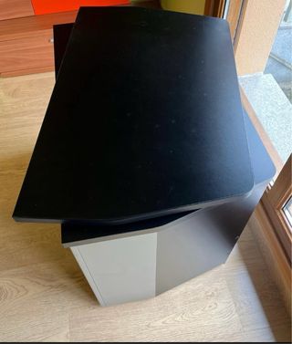 Mesa TV madera cristal,cerca Monforte de Lemos