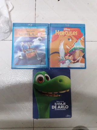Blu-ray Disney: Wall-E, Hércules, Arlo