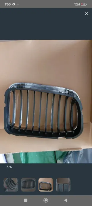 Parrillas delanteras Cromo BMW E46 4 puertas