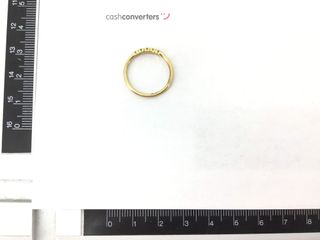 anillo oro 18k con piedra con circonita