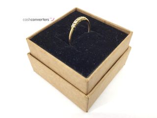 anillo oro 18k con piedra con circonita