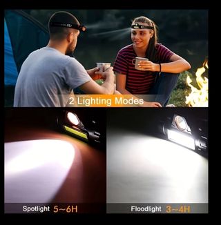¡OFERTA! Luz frontal LED+COB Nueva