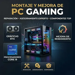Montaje PCs Gaming a Medida | Reparación y Mejora