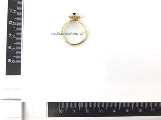 anillo oro 18k con piedra con circonita