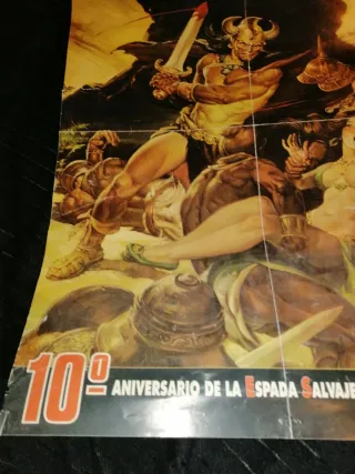 Póster Conan 10º Aniversario Forum Comics