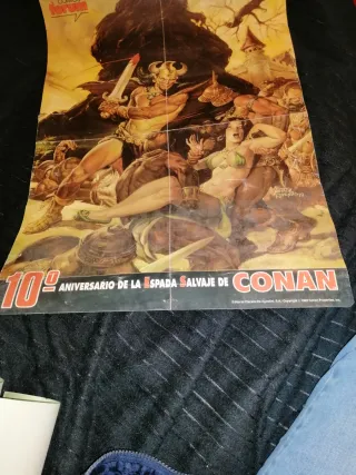 Póster Conan 10º Aniversario Forum Comics