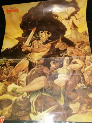 Póster Conan 10º Aniversario Forum Comics
