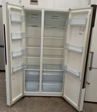 Nevera Hisense Americana Blanca