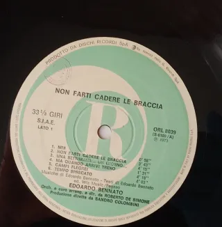 LP Non farti cadere le braccia - Edoardo Bennato