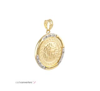 colgante oro 18k con circonita