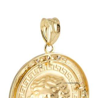 colgante oro 18k con circonita