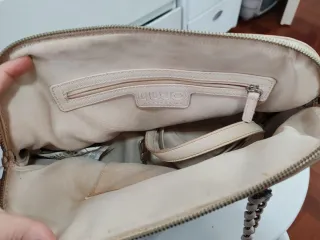 Borsa Liu Jo bauletto bianca e argento