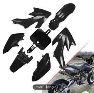 Kit Plásticos Pit Bike Negro