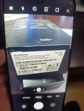 Samsung Galaxy S20+ Gris