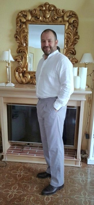 Pantalón de hombre talla grande 56/58