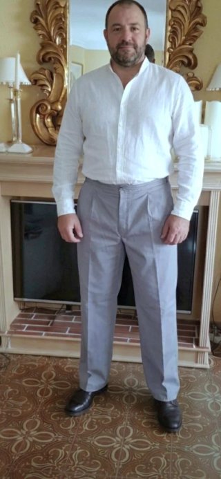 Pantalón de hombre talla grande 56/58