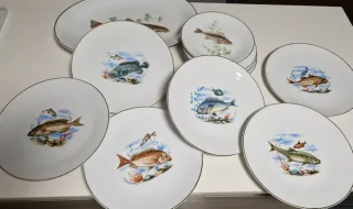 Servizio 13 piatti da pesce Bavaria