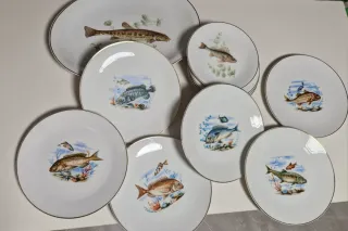 Servizio 13 piatti da pesce Bavaria