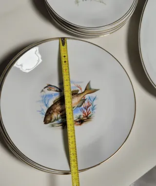 Servizio 13 piatti da pesce Bavaria