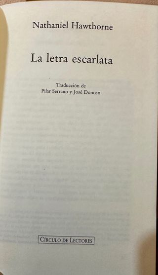 La letra escarlata