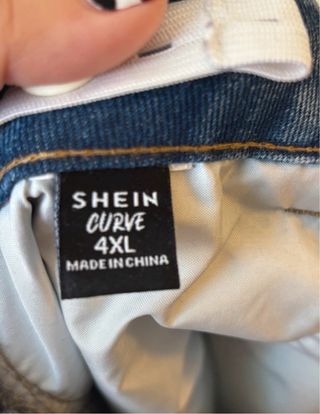 Falda larga denim washed Talla M