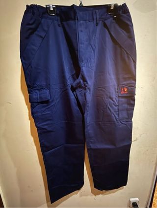 Pantalón de trabajo ignífugo azul