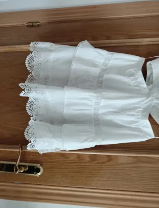 Vestido Ibicenco Blanco Corto