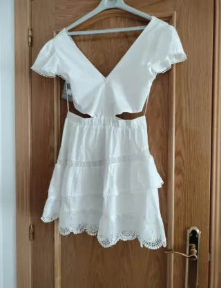 Vestido Ibicenco Blanco Corto