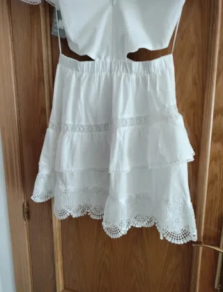 Vestido Ibicenco Blanco Corto