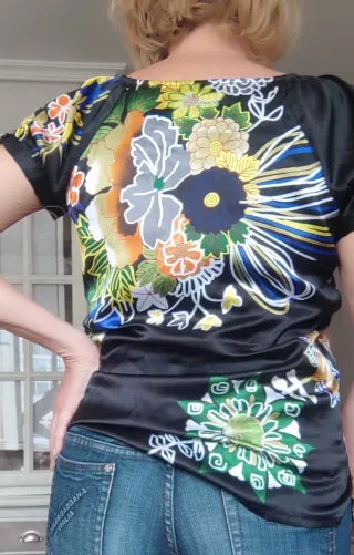 Camisola con estampado floral