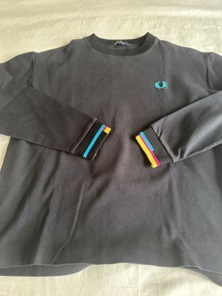 Sudadera Fred Perry Negra Talla M