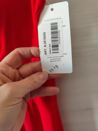 Vestito elegante rosso
